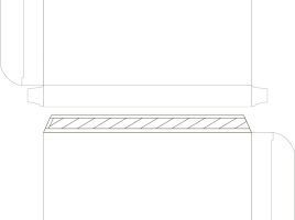 Коробка 86x145x15 мм Коробка 86x145x15 мм