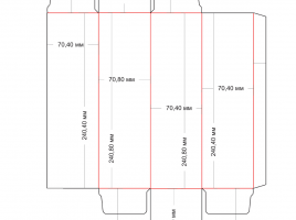 Коробка 240х70х70 мм Коробка 240х70х70 мм